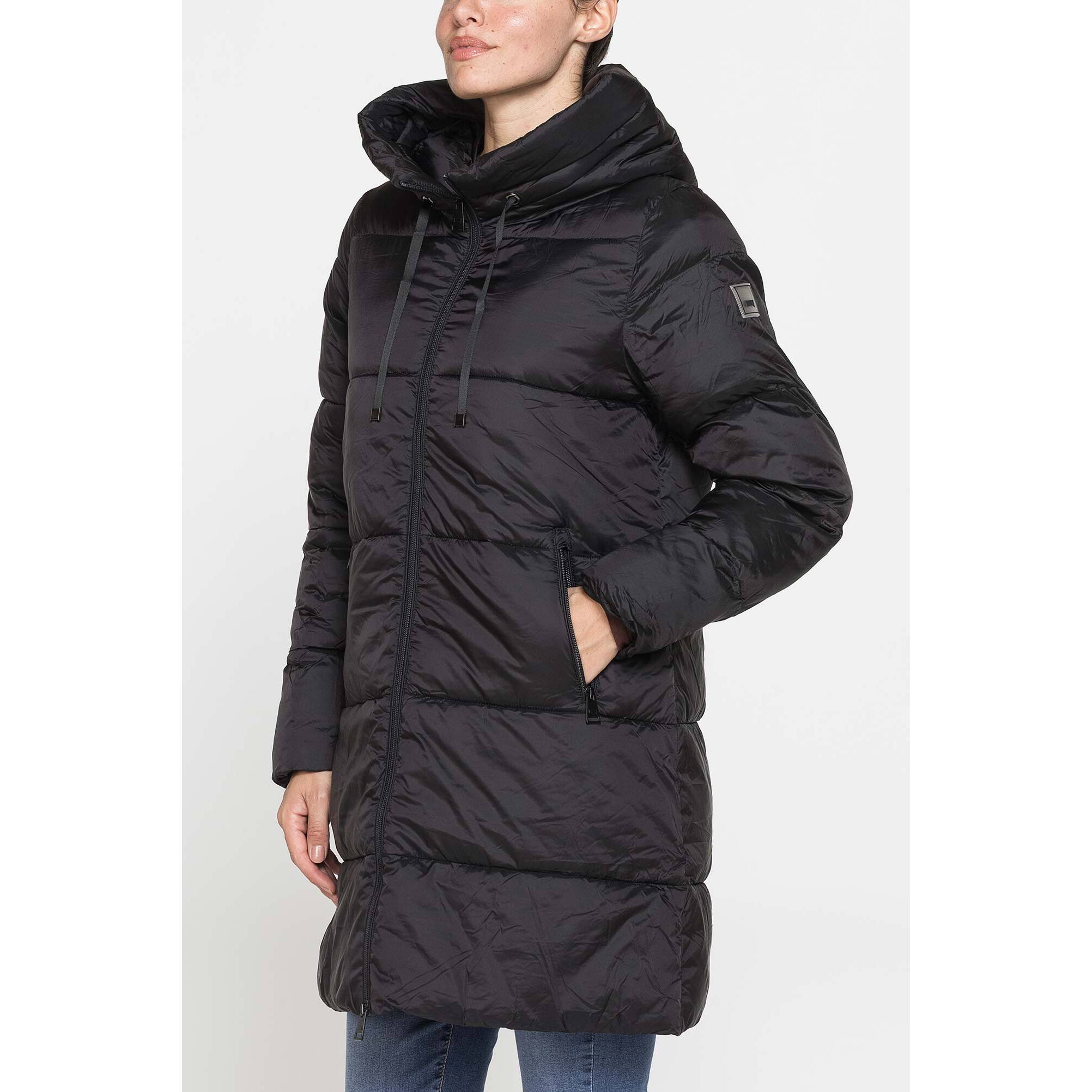 GIACCONE MIDI COMFORT FIT IN TESSUTO SATINATO