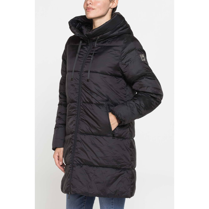 GIACCONE MIDI COMFORT FIT IN TESSUTO SATINATO