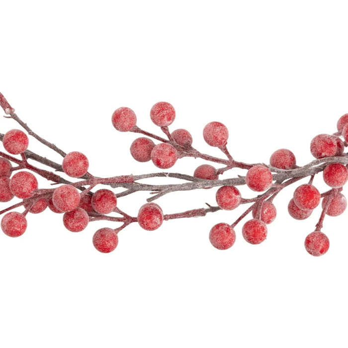 Guirlande baies rouges 1,9m