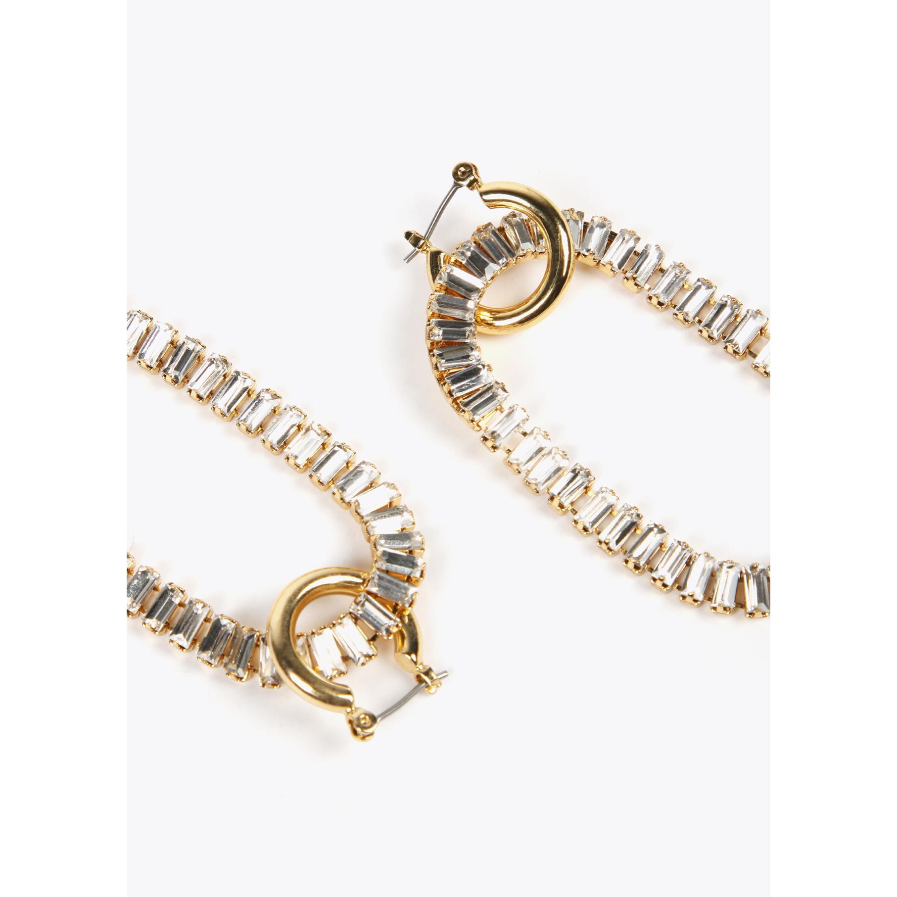 Orecchini multi-pietre brillanti