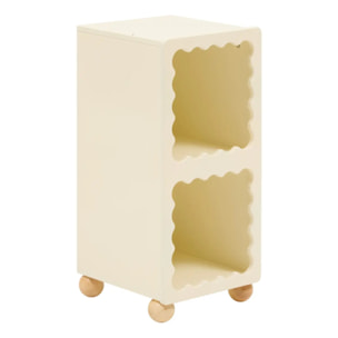 Meuble de rangement Enfant Bouli 2 Cases Beige 31x30x64 cm