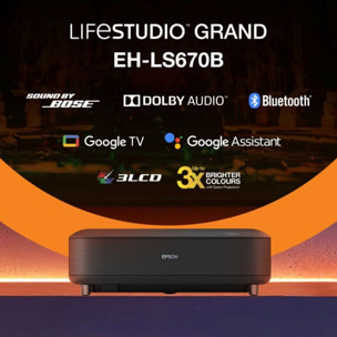 Vidéoprojecteur home cinéma EPSON EH-LS670B 2025 4K PRO UHD, Google TV