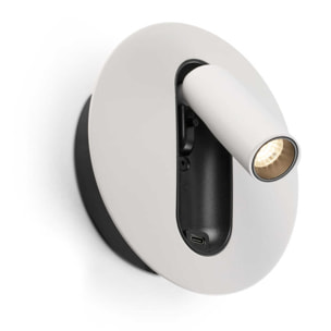 TIMIT USB C Applique lecteur blanc