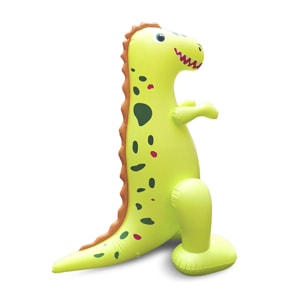 Dinosaurio T-Rex gigante inflable con aspersor de agua. 180x130cm.