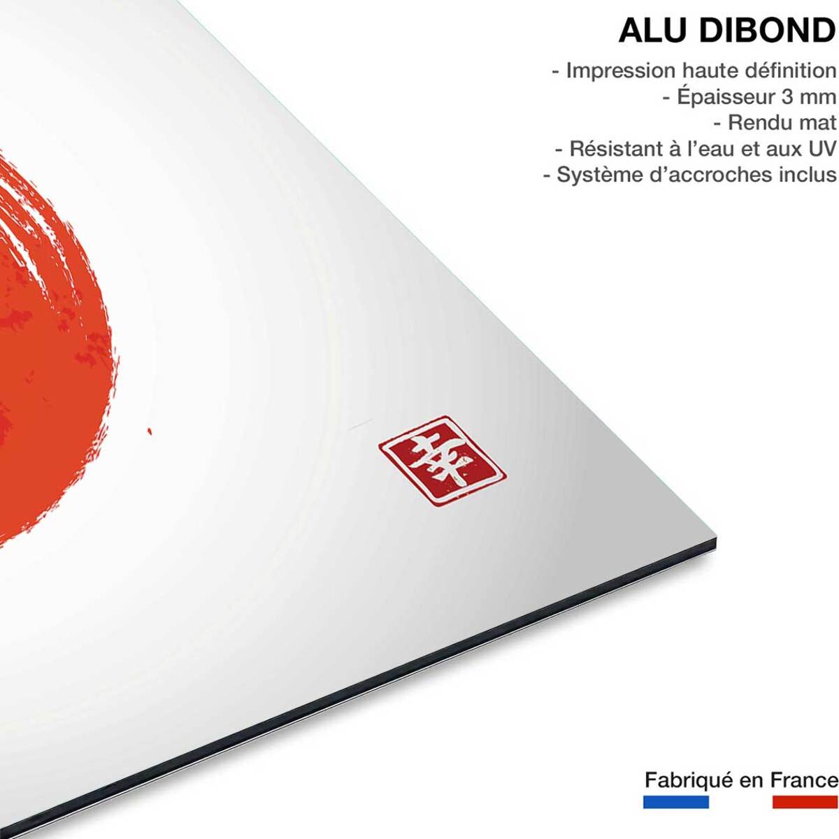 Tableau shinto et son rossignol Tableau alu Dibond