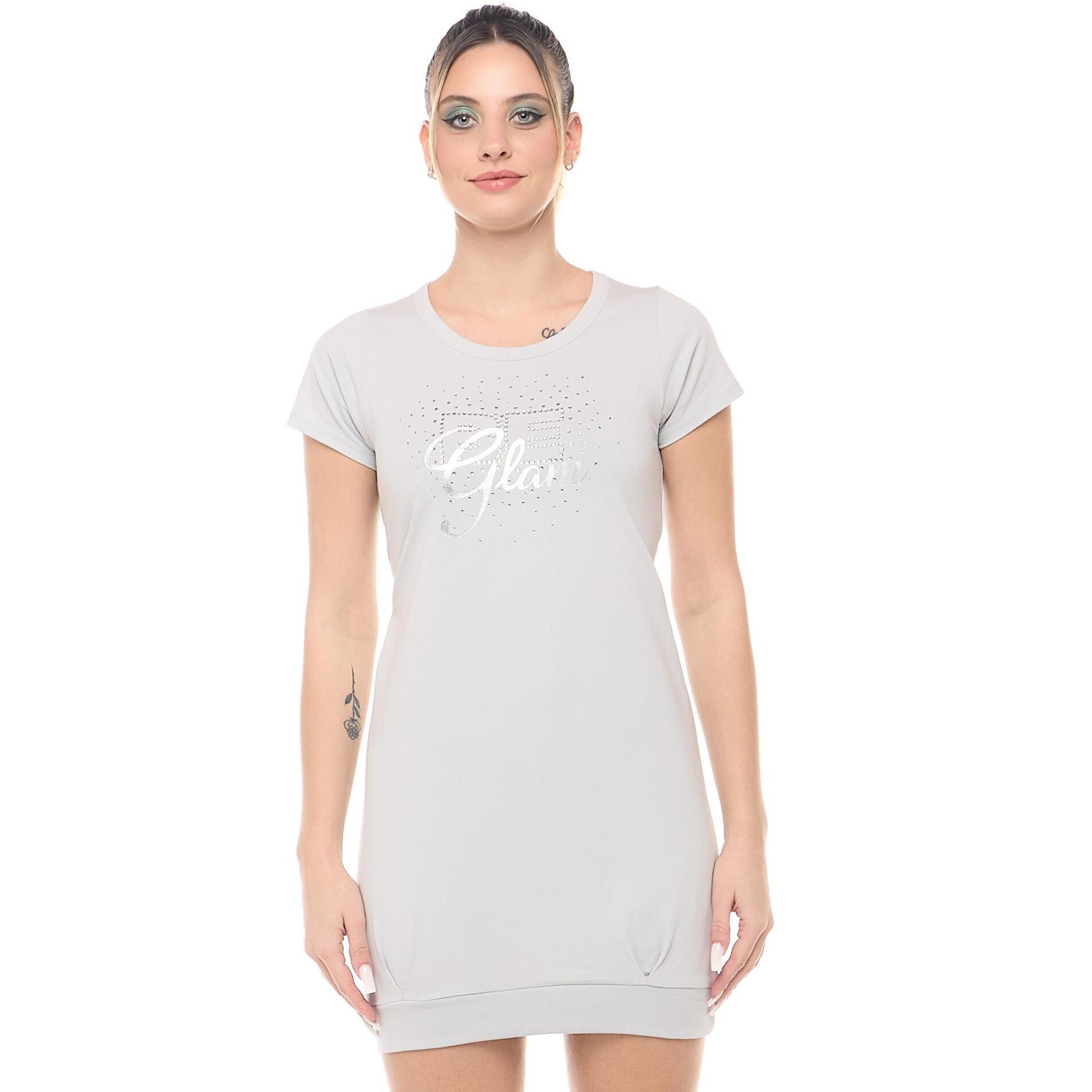 Abito maxi t-shirt Leone Be Glam