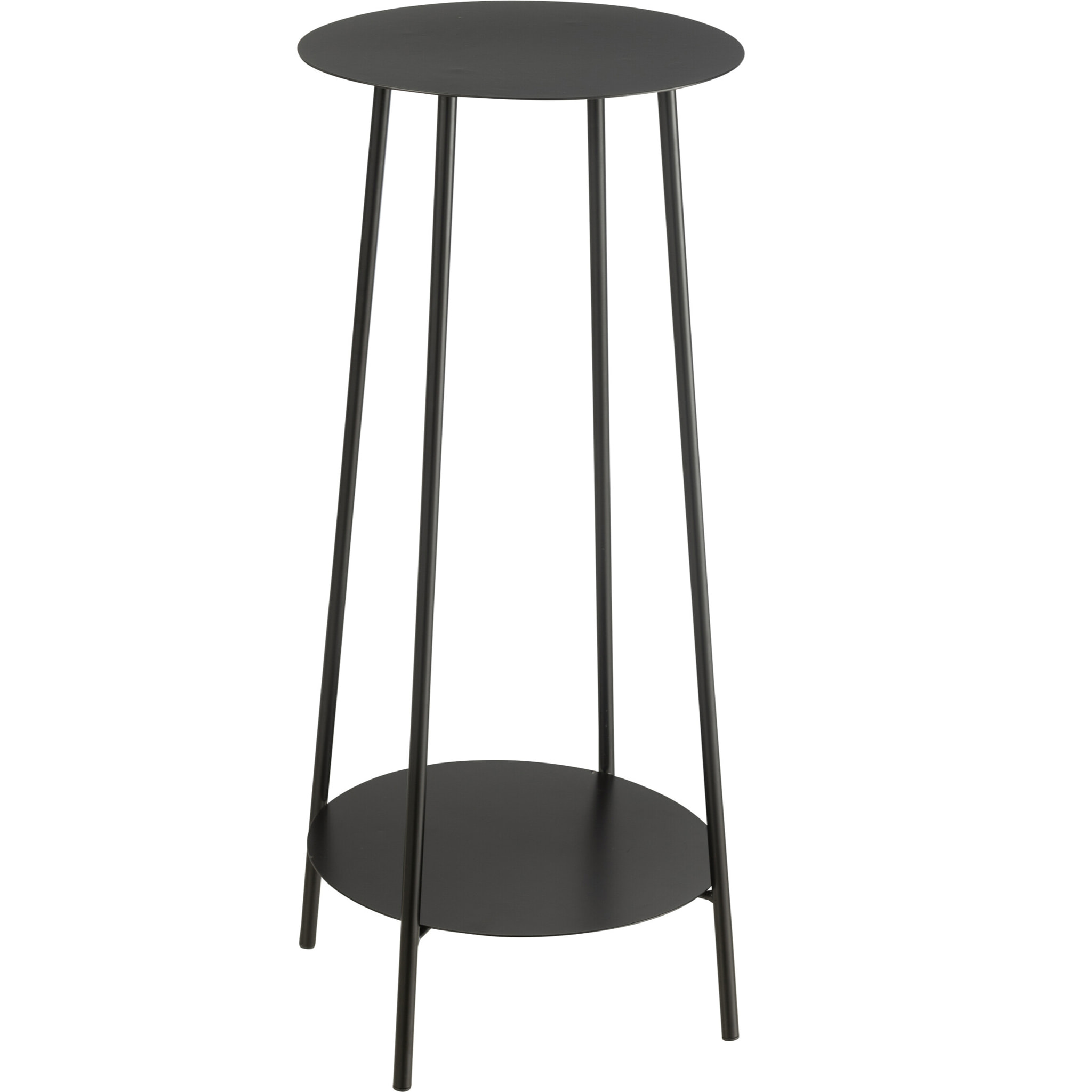 J-Line supprot pour fleurs Deux - métal - noir