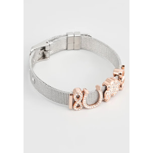 Bracciale U.S. Polo Assn. In acciaio