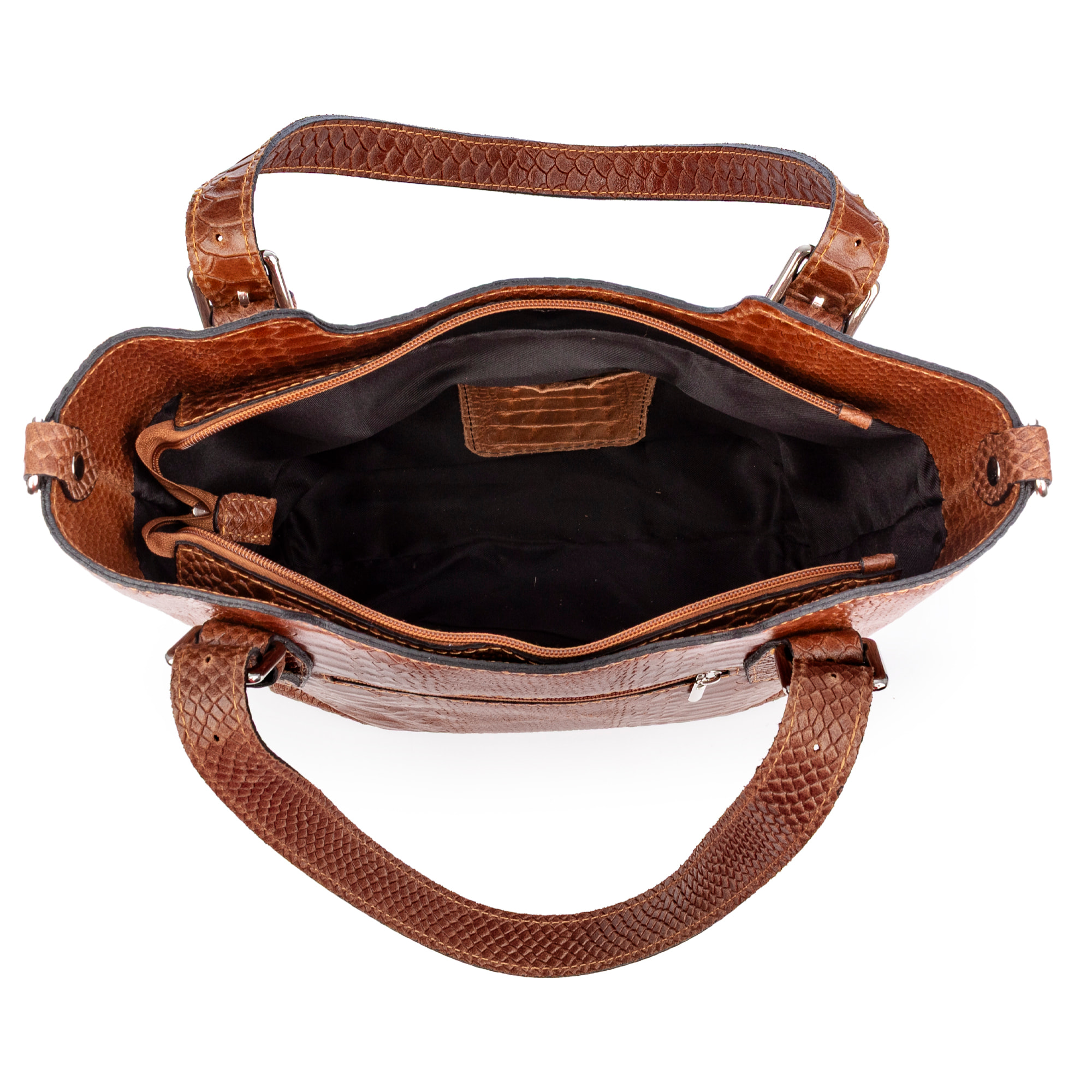 Arezzo Borsa tote Donna.Pelle autentica Camoscio Stampa Serpente