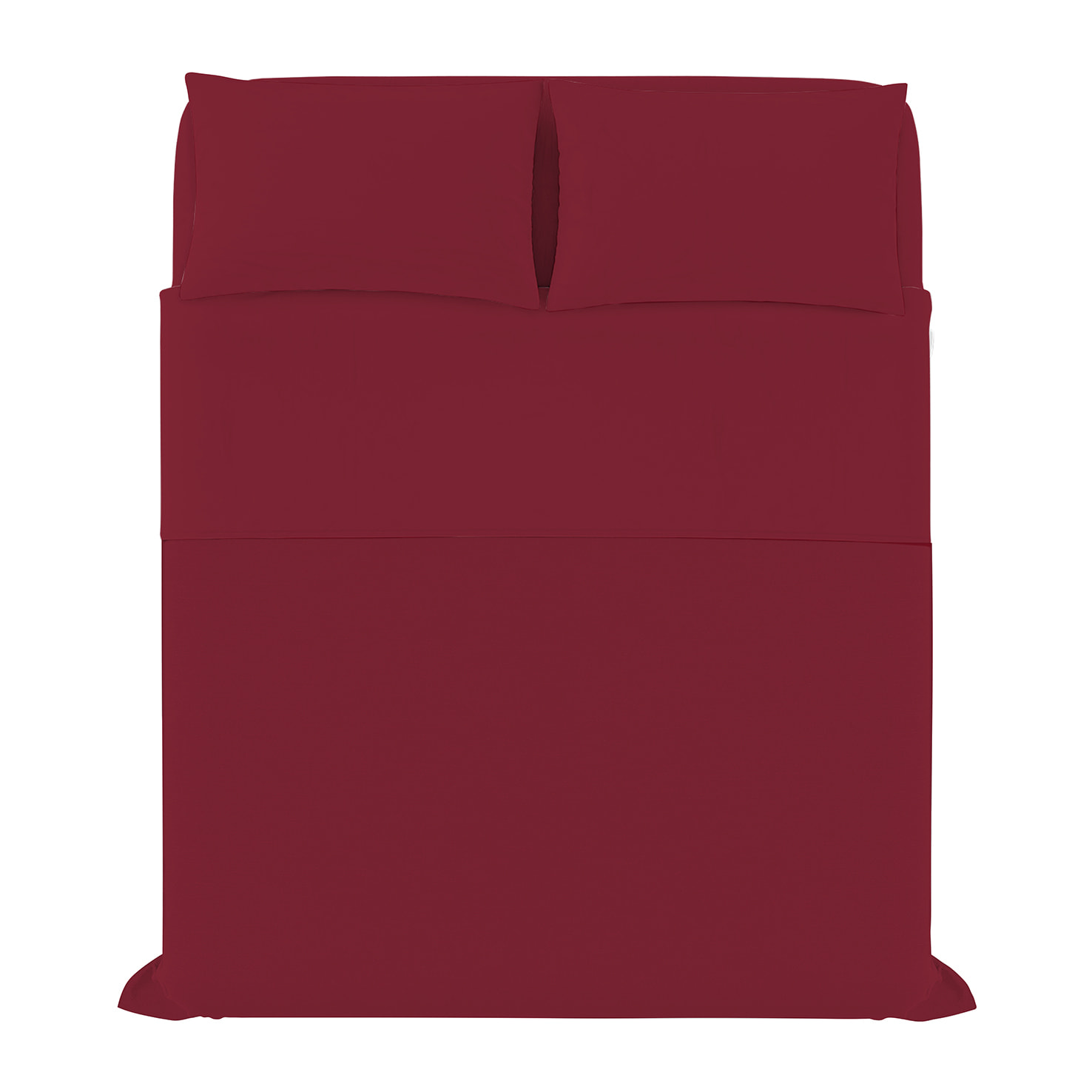 COMPLETO LETTO ELEGANT, 100% Microfibra, No Stiro - BORDEAUX