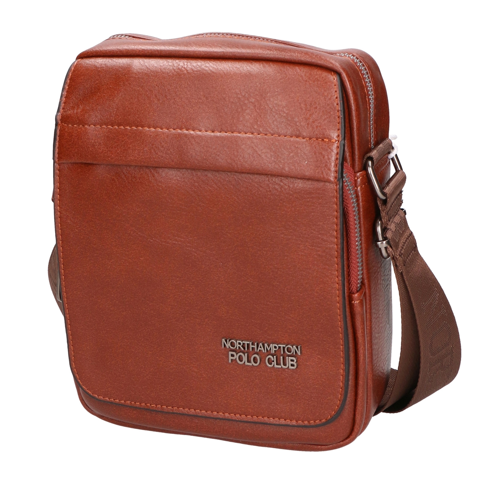 Borsa a tracolla da Uomo in Ecopelle Prodotto Vegano 19x23x7,5 cm