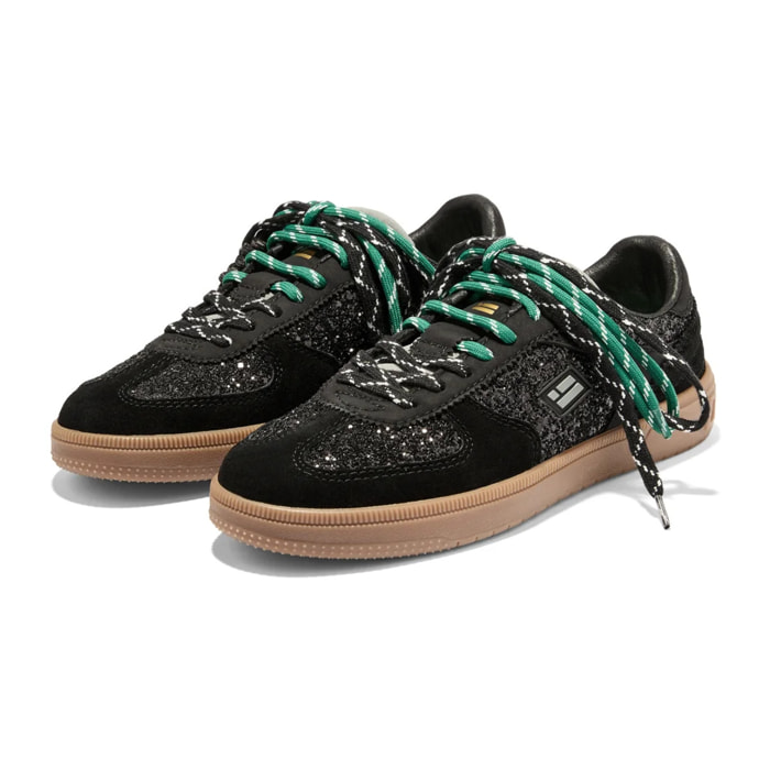Zapatillas de Mujer Rebel Lab Glitter en Negro D.Franklin
