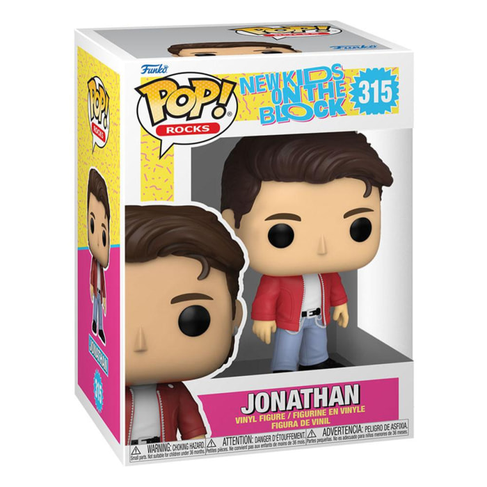 New Bambino On The Block Pop! Rocks Vinile Figura Jonathan 9 Cm Funko