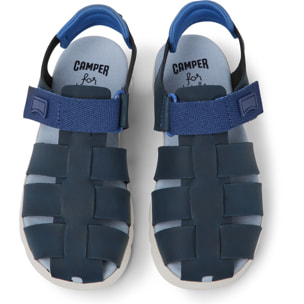 Sandali - CAMPER Oruga - Blu - Pelle/Tessuto