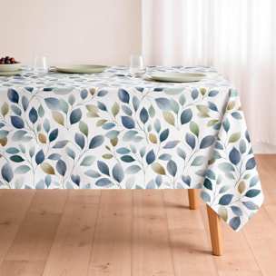 Nappe anti-taches LIAM BLEU - en 100 % coton