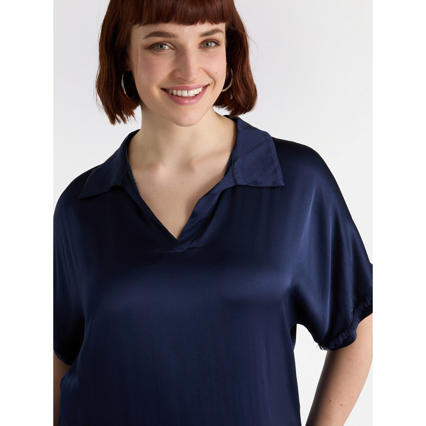 Fiorella Rubino - Vestido largo de raso - Azul