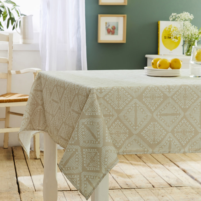 Nappe ronde Boho - Ficelle