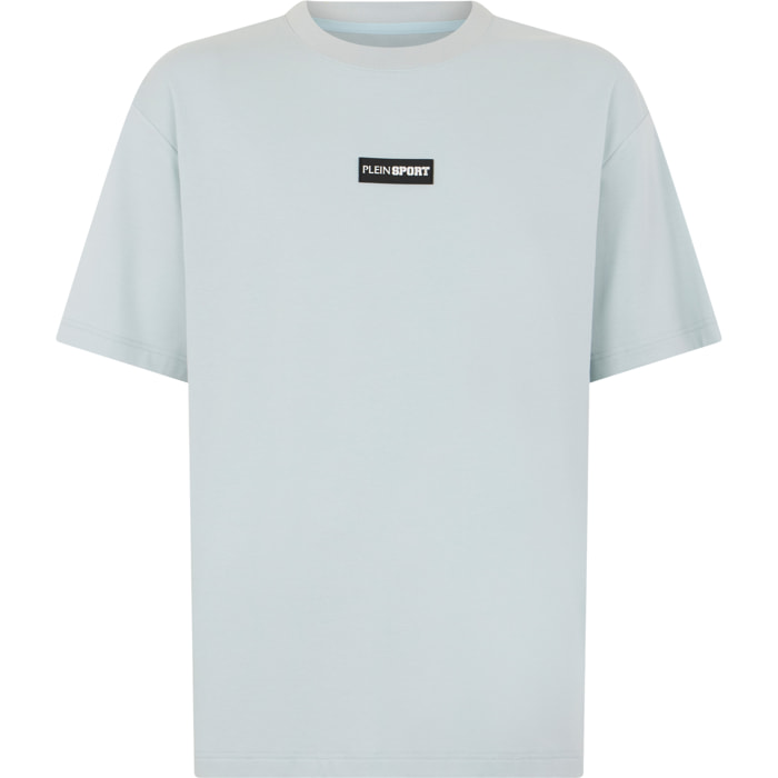 PLEIN SPORT Slub Cotton T-Shirt Scratch