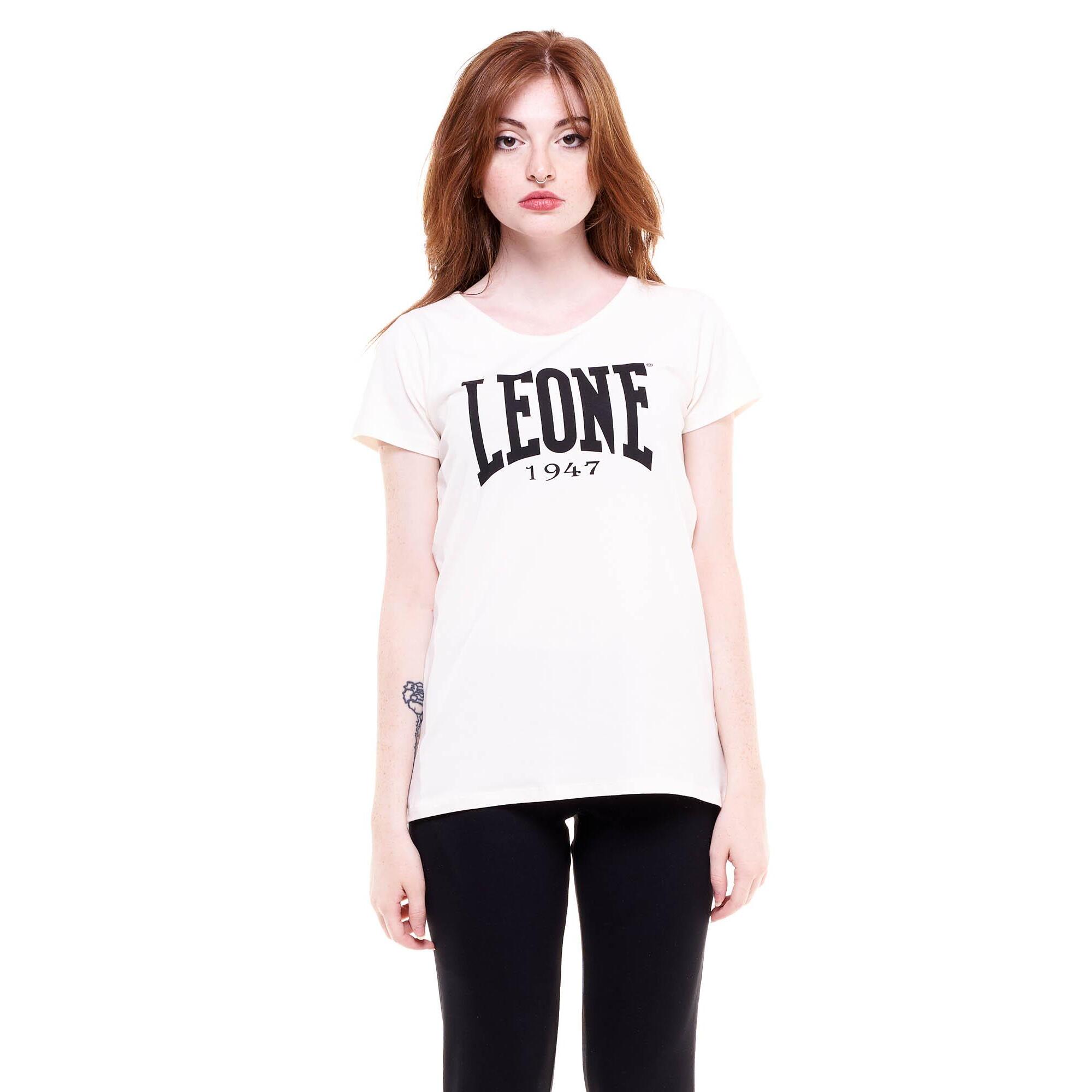 T-shirt da donna maniche corte logo grande Welcome Back