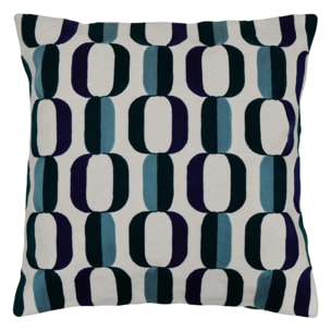 Coussin Hary bleu 45x45cm