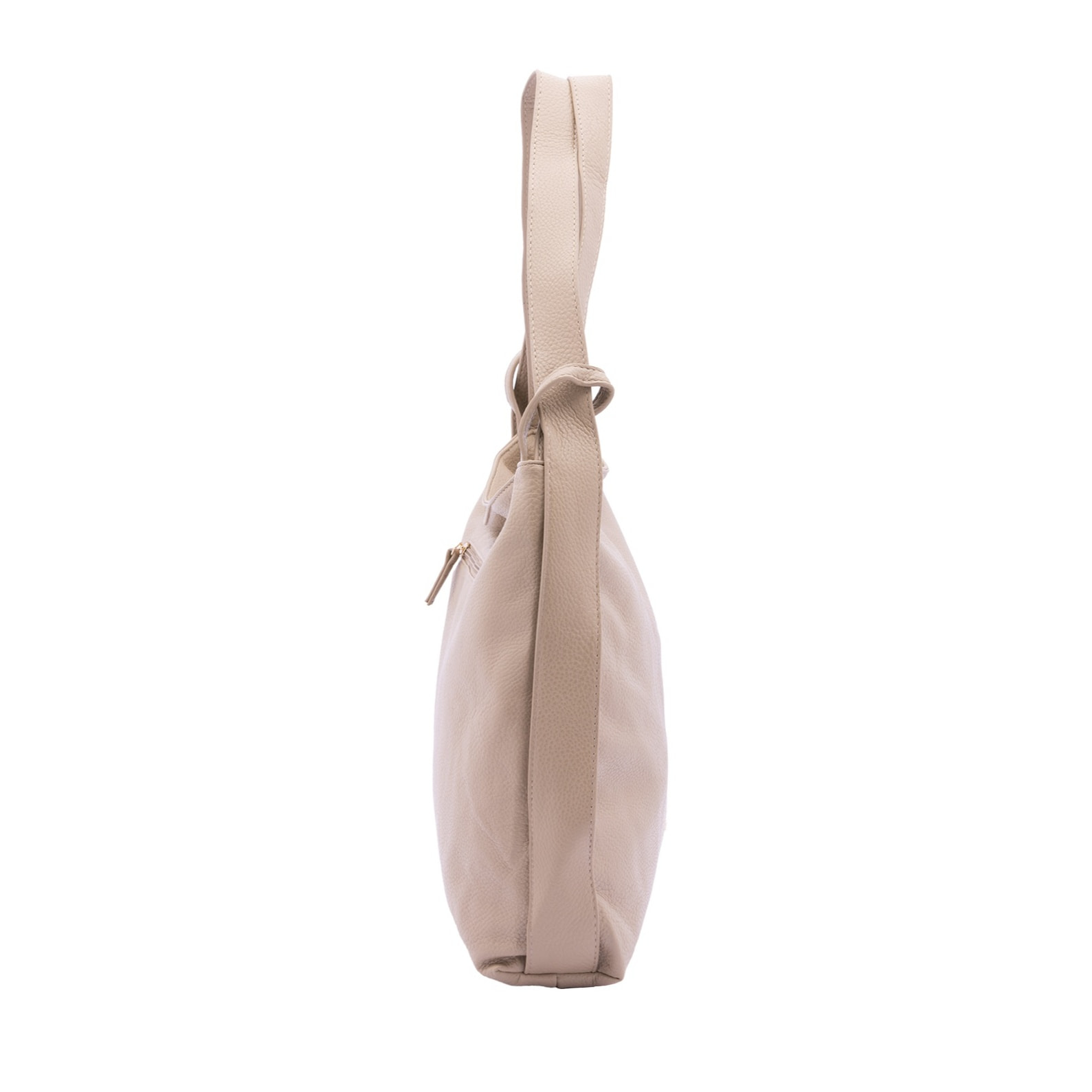 Borsa a spalla da donna - Modello False - Ecopelle e poliestere - 40.0 x 33.0 x 11.0 cm