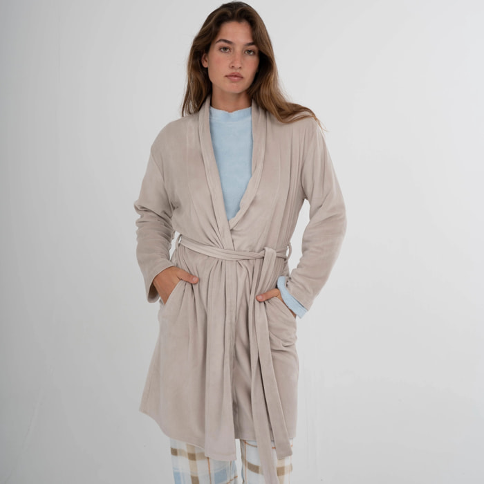 Bata Terciopelo Super Soft Beige