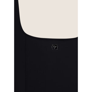 Body scollo quadrato in tessuto brevettato traspirante