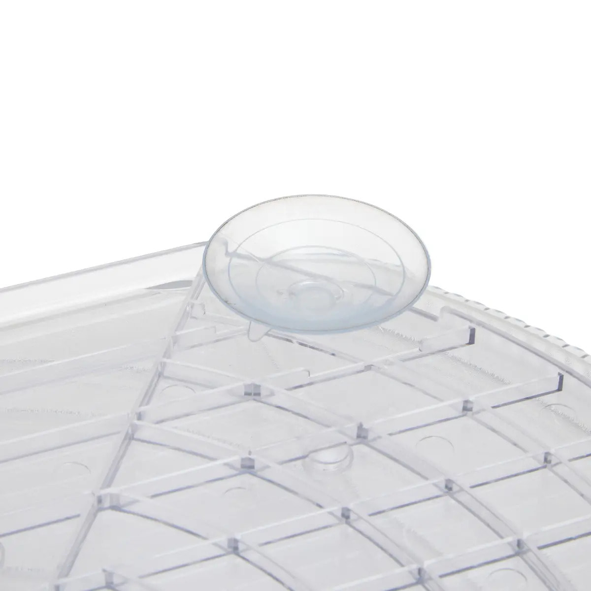 Organiseur pivotant Smart Fridge ovale 29x39cm transparent