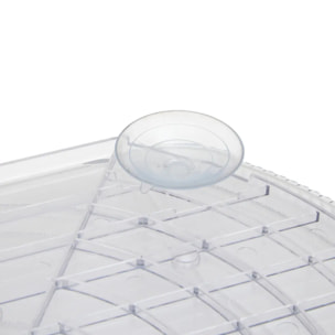 Organiseur pivotant Smart Fridge ovale 29x39cm transparent