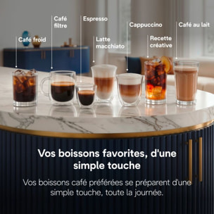 Expresso Broyeur DELONGHI Eletta Ultra ECAM470.85.MB Technologie Silent