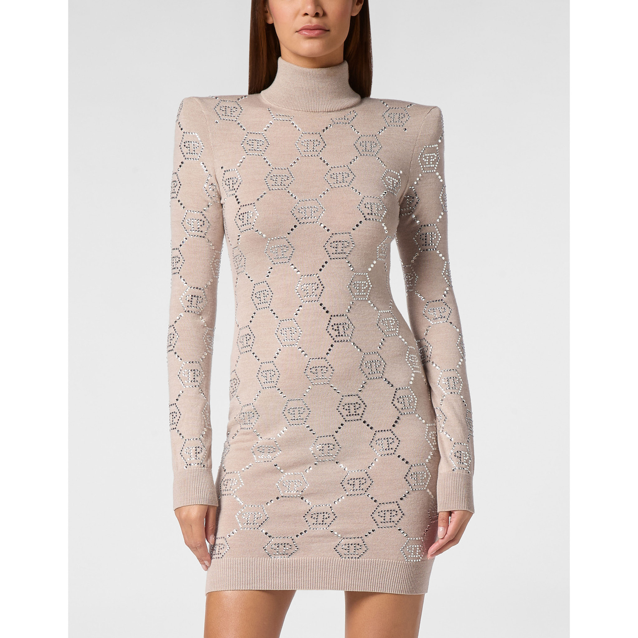 PHILIPP PLEIN Vestido de punto MONOGRAM