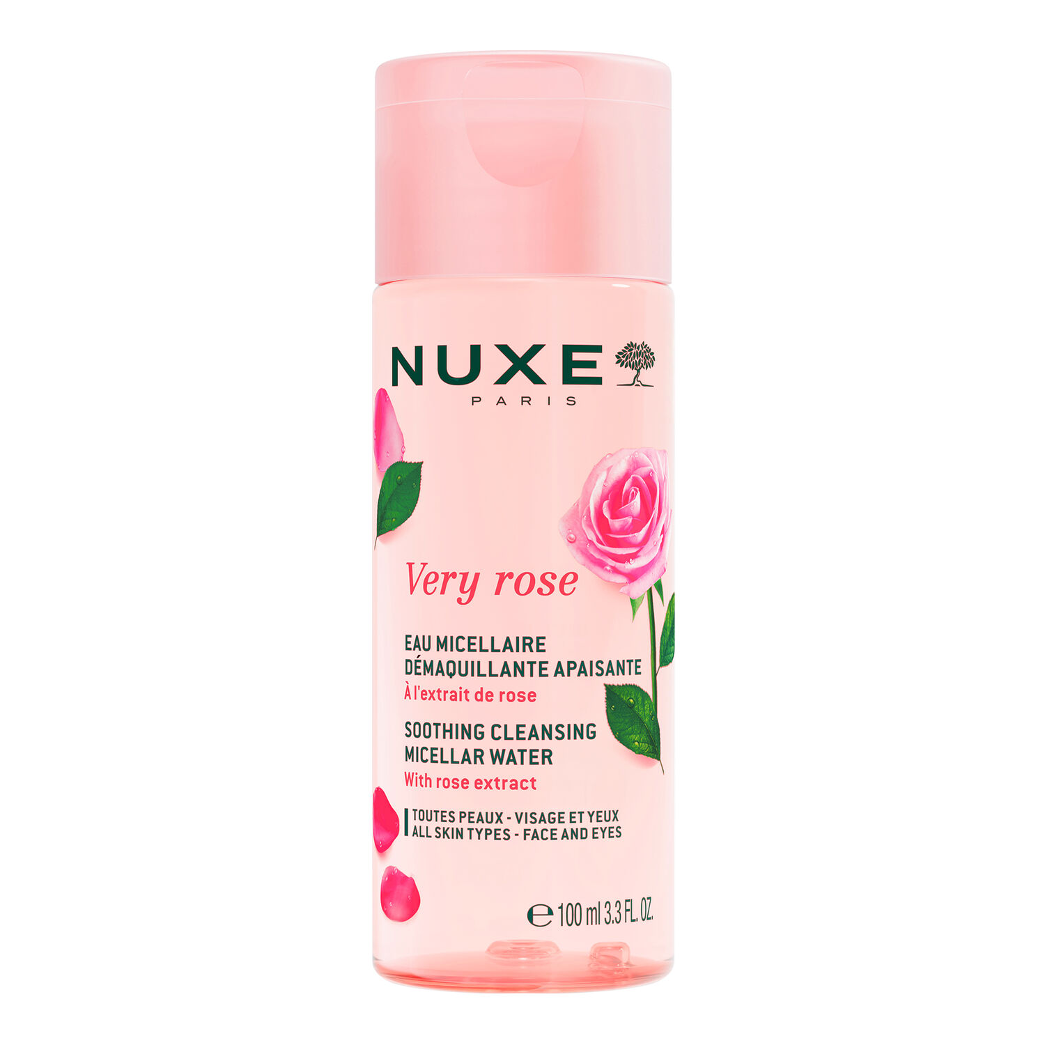 Very Rose - Eau micellaire apaisante 3-en-1 visage et yeux