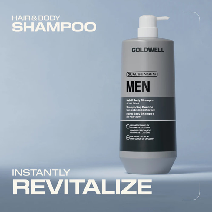 GOLDWELL DS Men Hair & Body Shampoo 1000ml