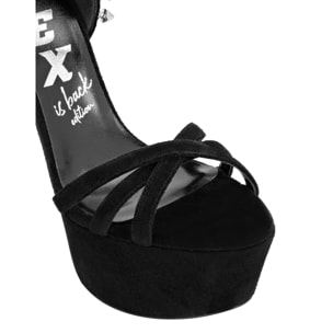 PHILIPP PLEIN Suede Sandals High Heels