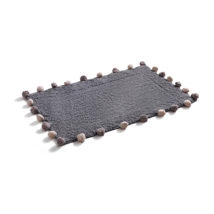 INTRECCI Tappeto bagno antiscivolo 50x80 cm, 100% cotone