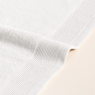 Lot de 3 serviettes Harmony White - Zero Twist - 600 grammes