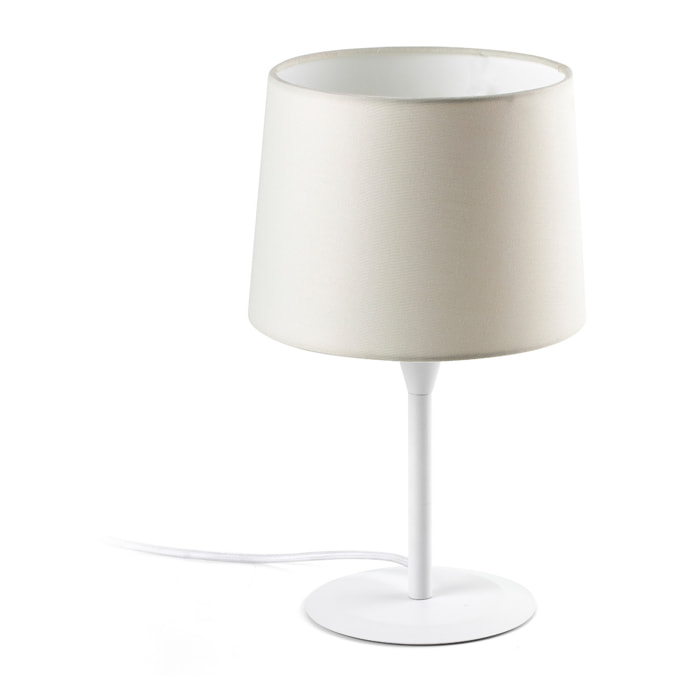 CONGA S lampe de table blanc/beige