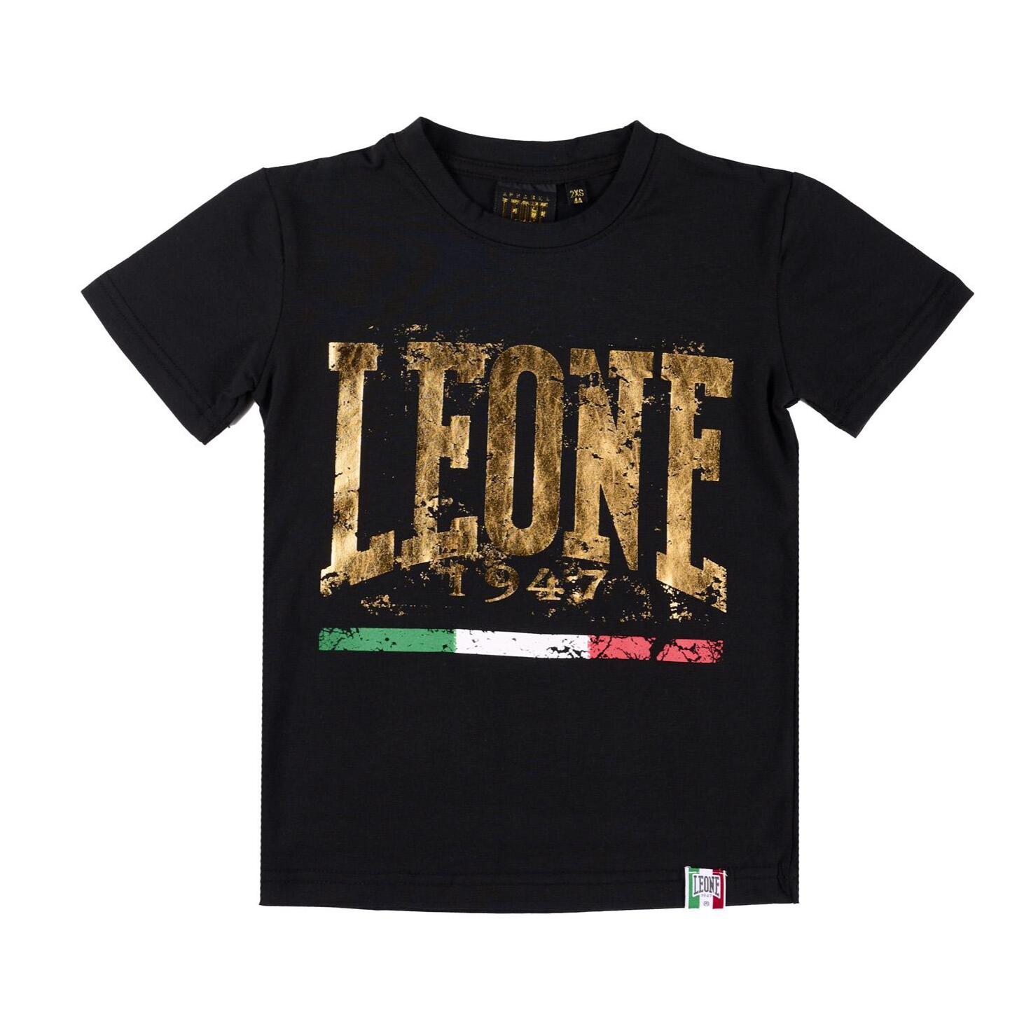 T-shirt Leone bambino con maniche corte Gold Boy