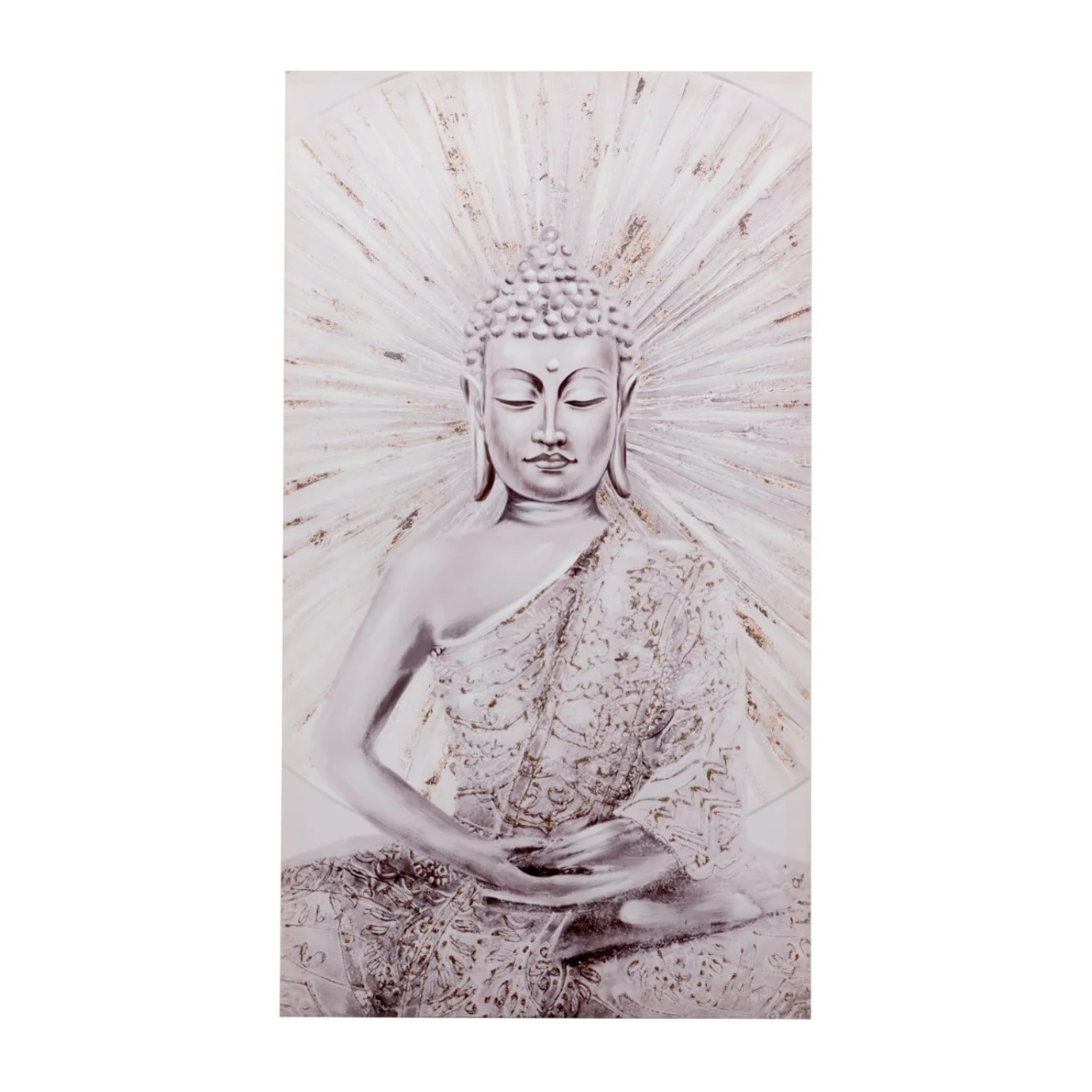 Set 2 Lienzos Budha 50x3x90 Cm