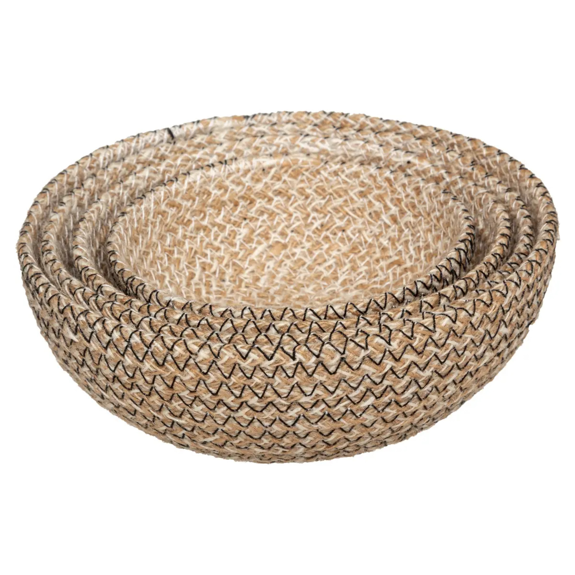 Set de 4 coupelles "Safari" - jute