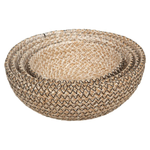 Set de 4 coupelles "Safari" - jute