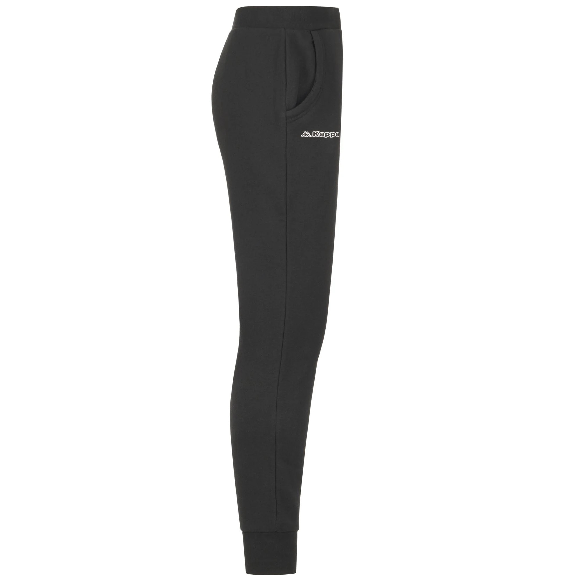 Kappa - Pantaloni Uomo Nero - LOGO GEO