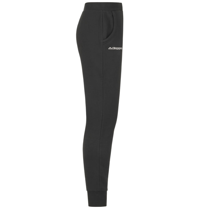 Kappa - Pantaloni Uomo Nero - LOGO GEO