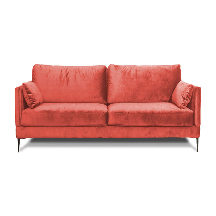 Canapé Velours Droit Splendido - 2 Places