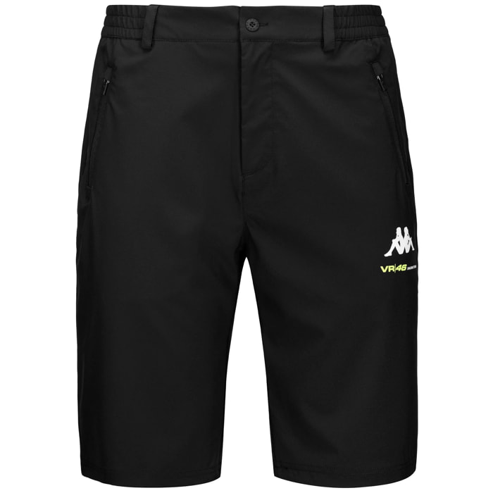 Kappa - Pantaloni Corti Uomo Nero - Anipim Vr46