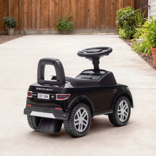 Porteur enfant voiture licence Land Rover Discovery Sport effets sonores noir