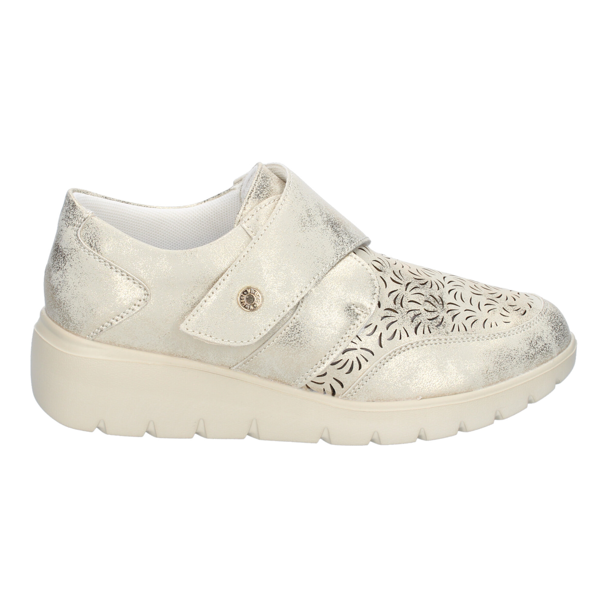 Zapatillas Casual de Mujer, Diseño Moderno y Elegante Calado, Comodas con Cierre de cierre autoadherente