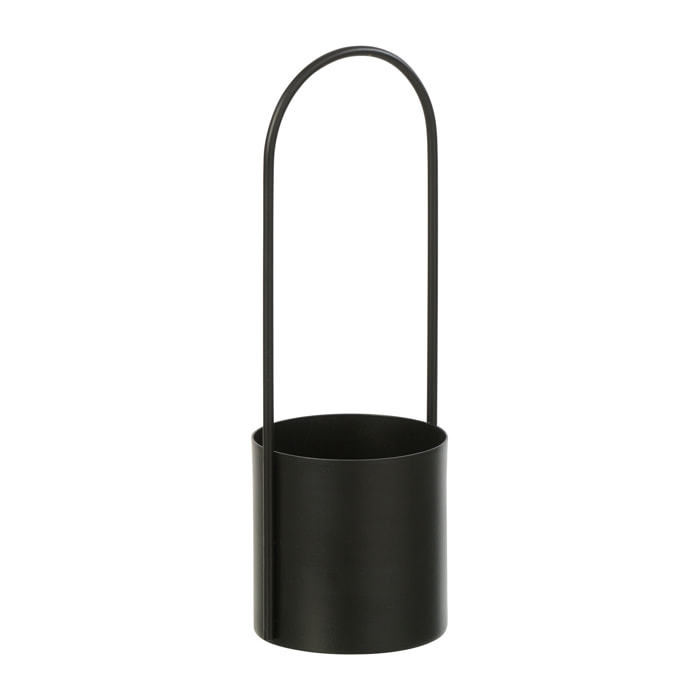 J-Line Cache-pot - métal - noir - small