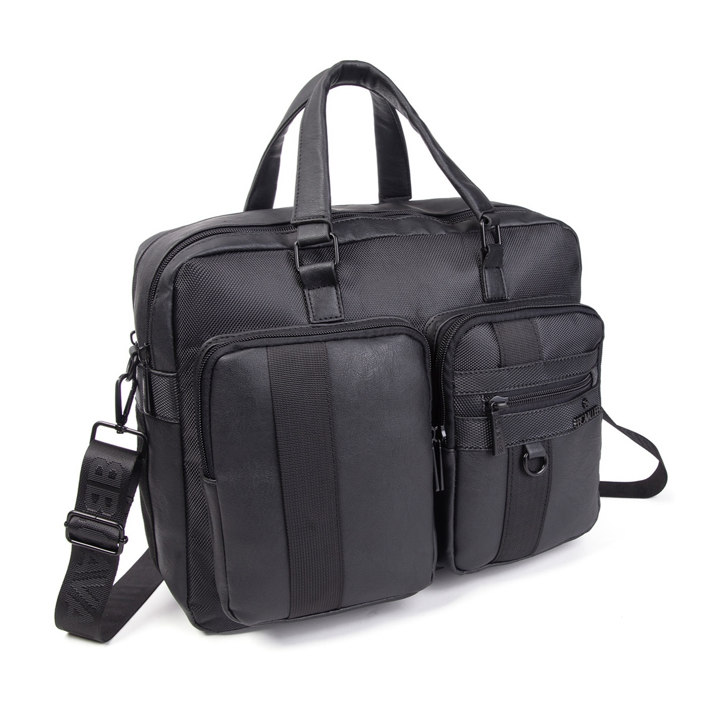 Borsa da lavoro uomo in poliestere - Modello False - Casual - 31.0 x 29.0 x 12.0 cm