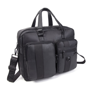 Borsa da lavoro uomo in poliestere - Modello False - Casual - 31.0 x 29.0 x 12.0 cm